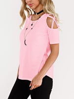 OEM Ladies Pink T-Shirts