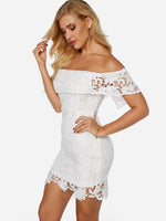 OEM Ladies White Mini Dresses