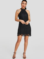 NEW FEELING Womens Black Floral Dresses