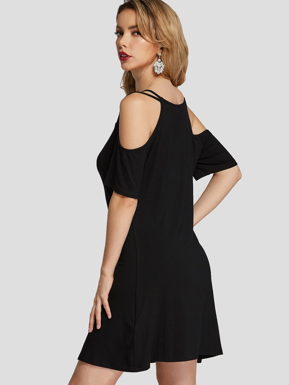 ODM Ladies Short Sleeve Mini Dresses