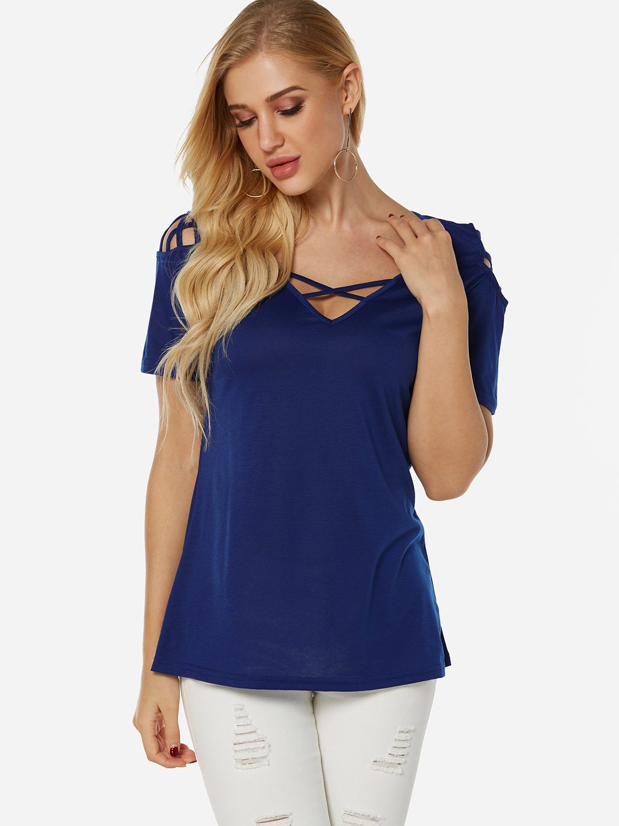 ODM Ladies Short Sleeve T-Shirts