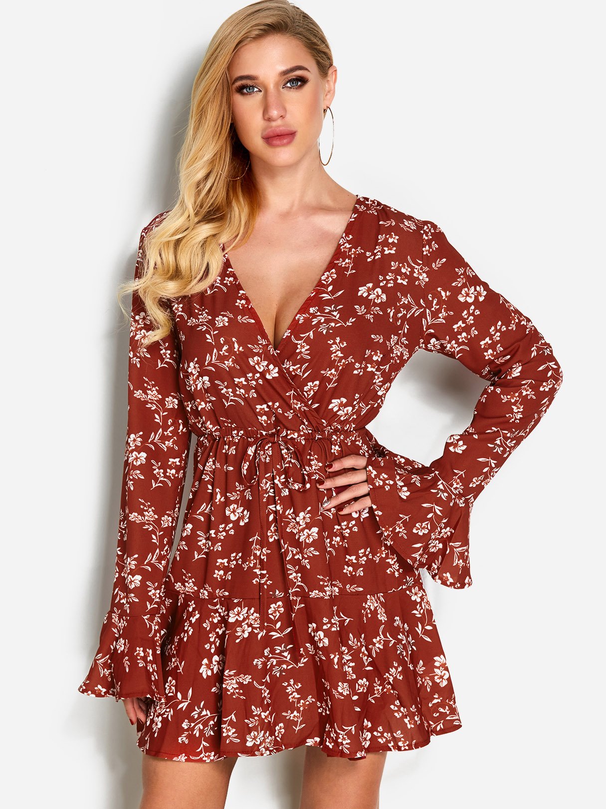 OEM Ladies Red Mini Dresses