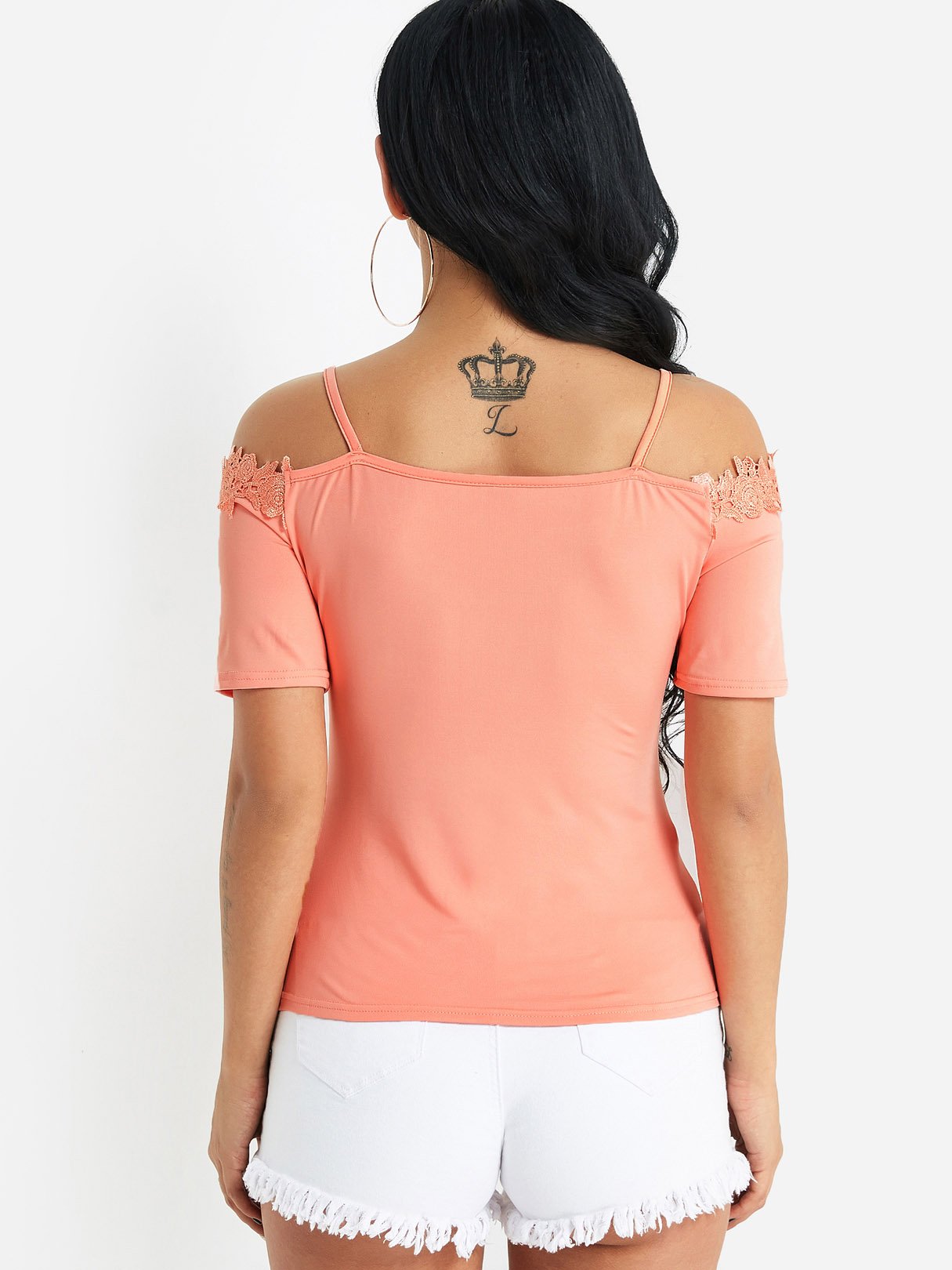 NEW FEELING Womens Pink T-Shirts