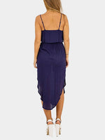NEW FEELING Womens Navy Casual Dresses