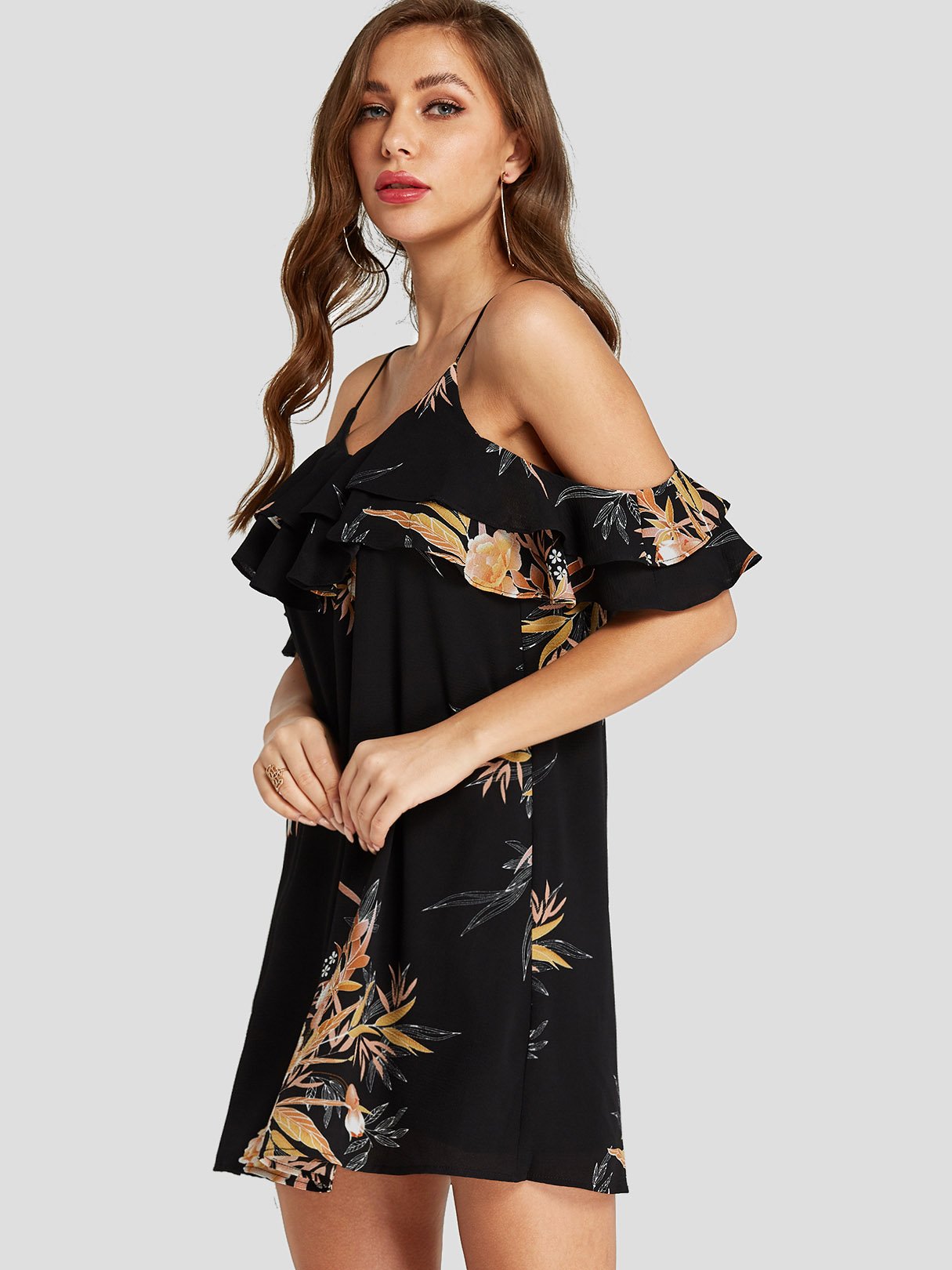 OEM Ladies Floral Mini Dresses