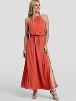 Custom Black Dress Red