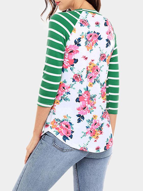 OEM ODM Womens 3/4 Sleeve T-Shirts