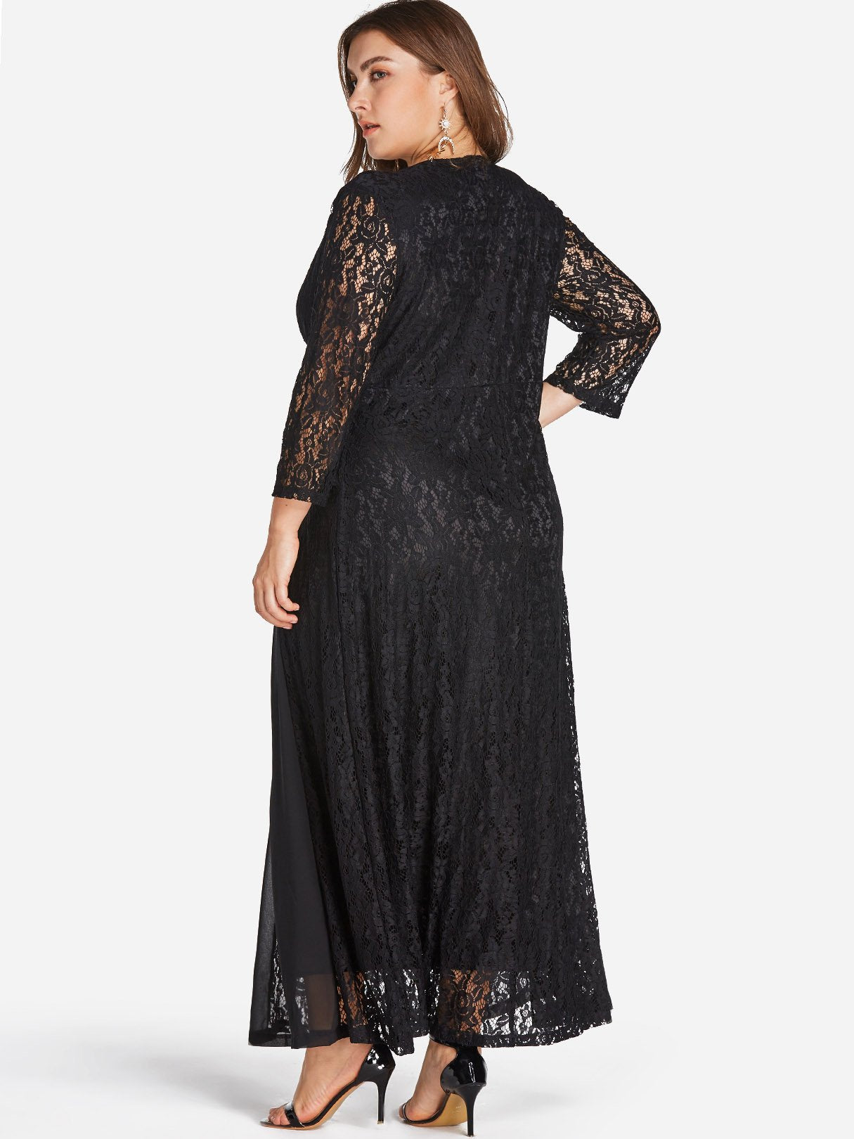 NEW FEELING Womens Black Plus Size Dresses