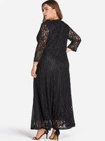 NEW FEELING Womens Black Plus Size Dresses