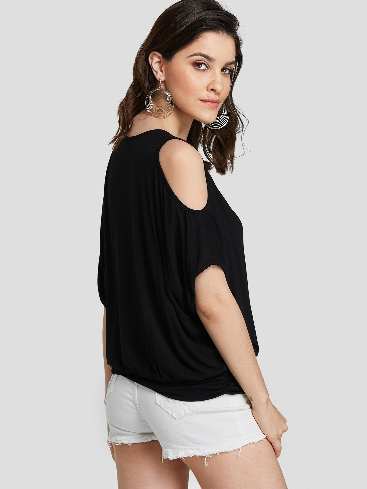 OEM Ladies Black T-Shirts