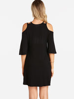NEW FEELING Womens Black Mini Dresses