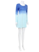 OEM Ladies Blue Mini Dresses