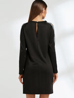 NEW FEELING Womens Black Casual Dresses