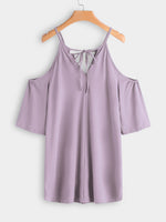 NEW FEELING Womens Purple Casual Dresses