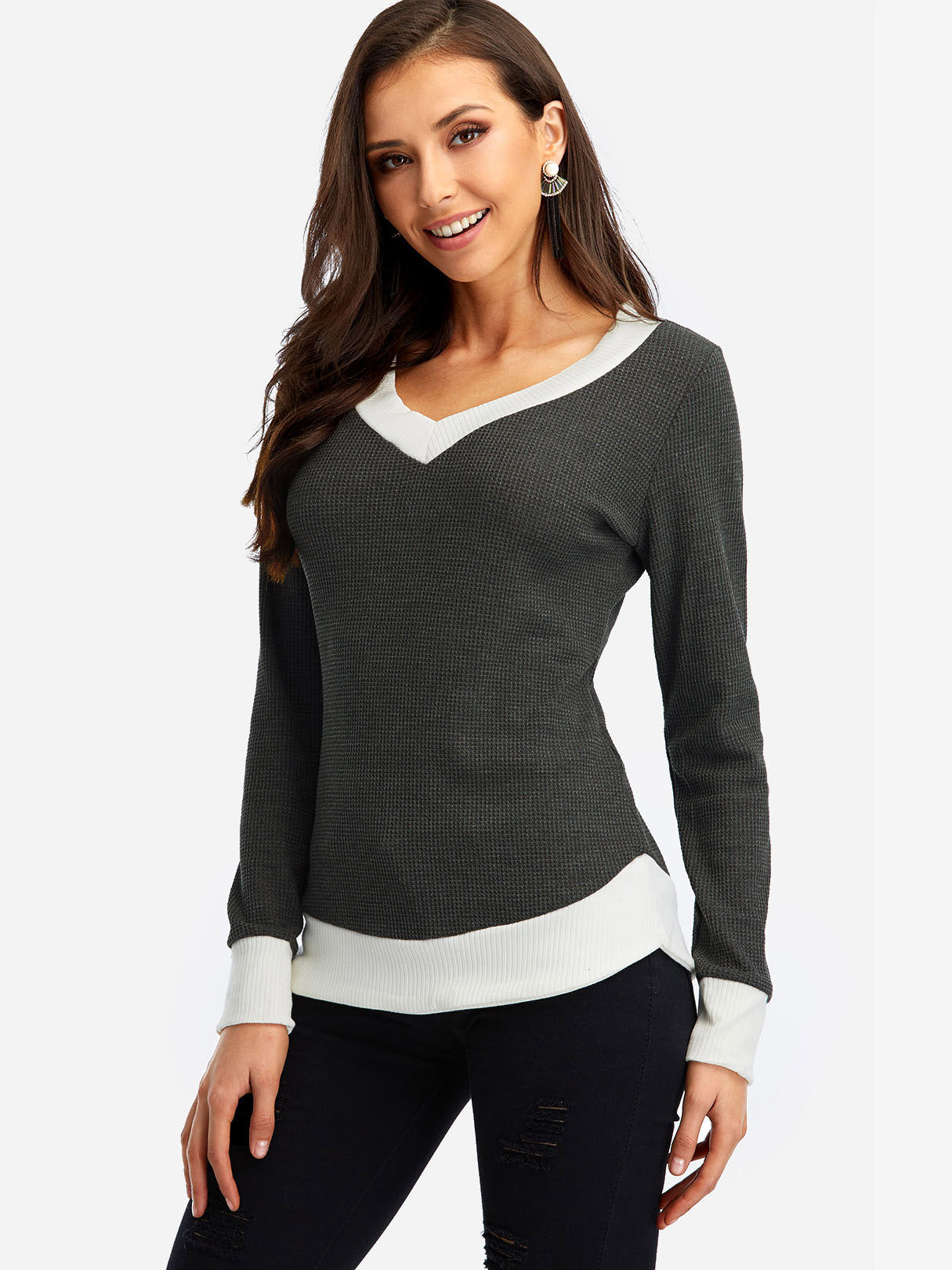 OEM ODM Womens 3/4 Sleeve T-Shirts