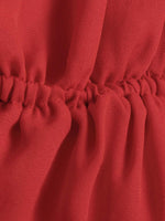OEM Ladies Red Chiffon Dresses