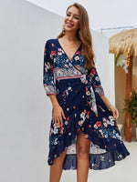 Custom Velvet Lace Dress