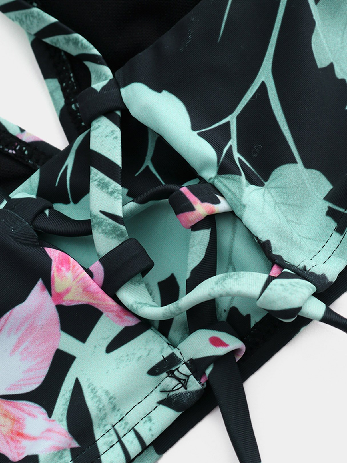 Custom Womens Floral Print Bikini Set