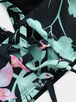 Custom Womens Floral Print Bikini Set