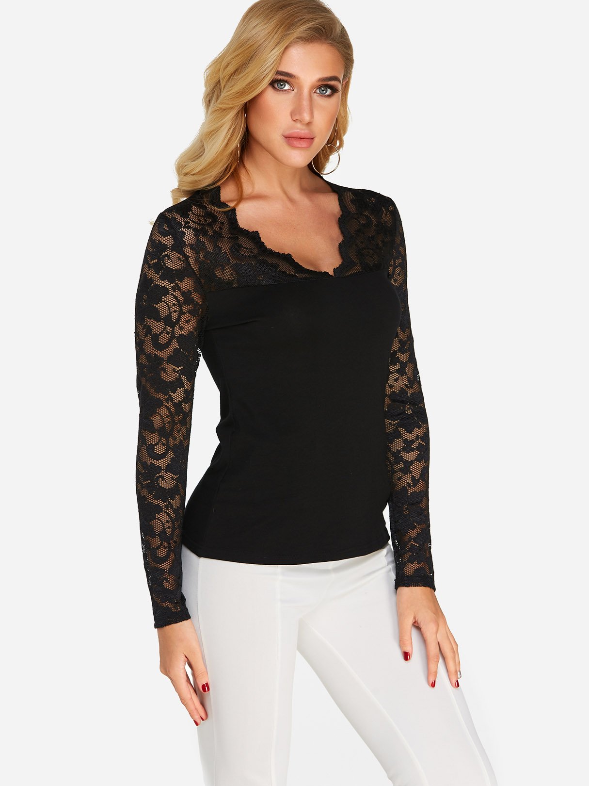 OEM Ladies Black T-Shirts