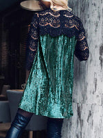 NEW FEELING Womens Green Casual Dresses
