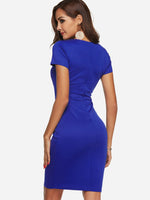 NEW FEELING Womens Blue Casual Dresses