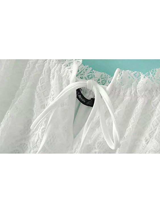 OEM Ladies White Mini Dresses