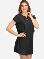 OEM Ladies Black Plus Size Dresses