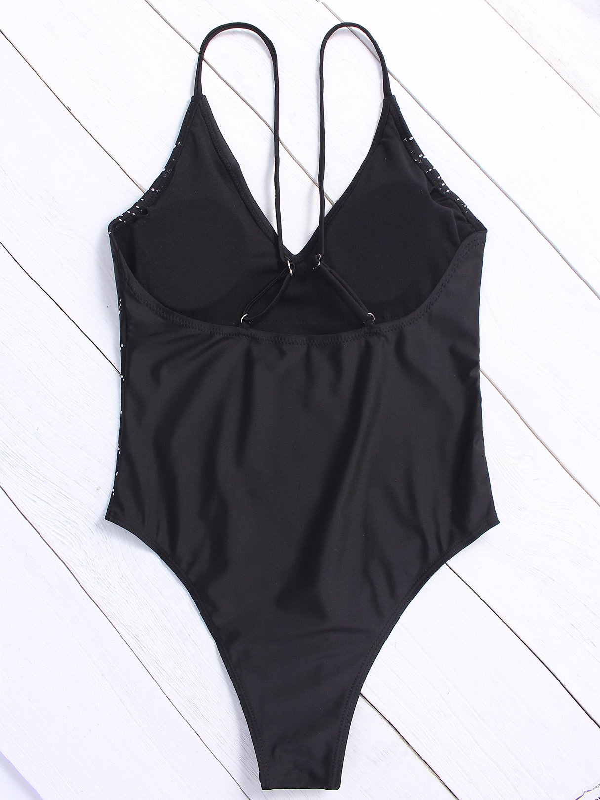 NEW FEELING Womens Black One-Pieces