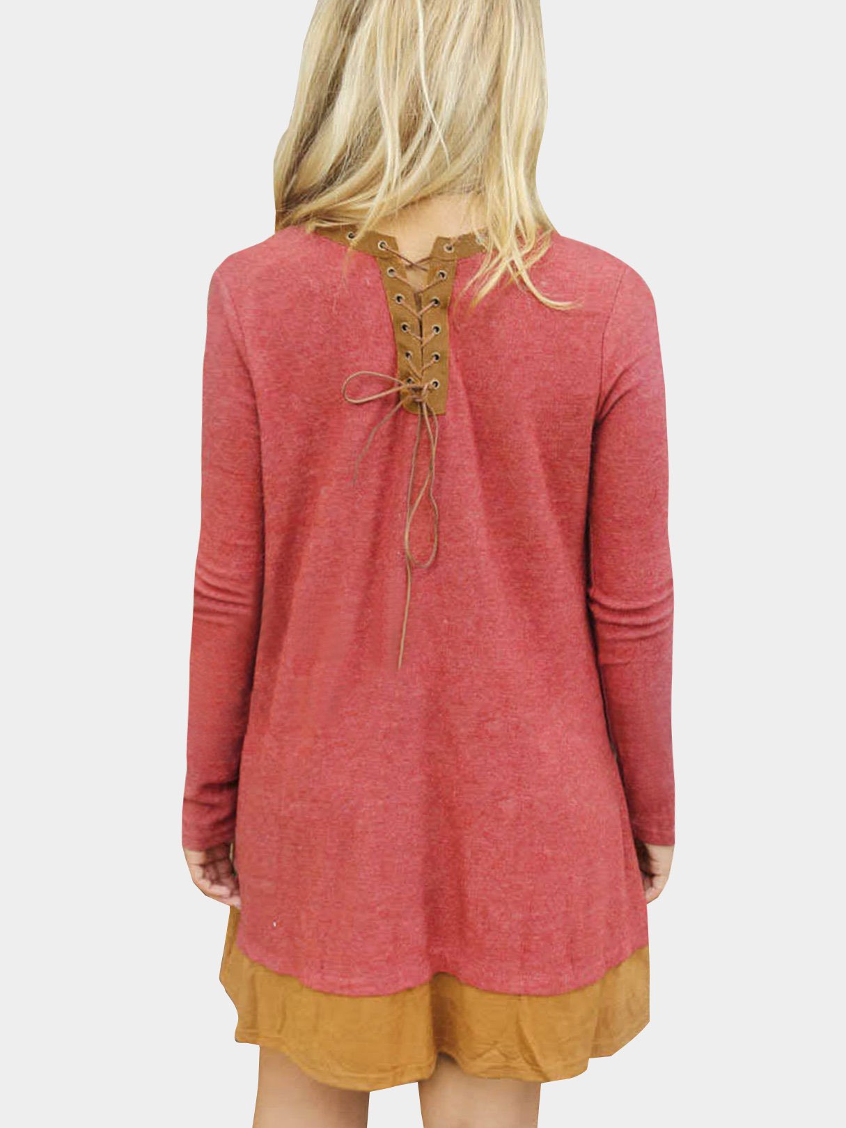 NEW FEELING Womens Red Midi Dresses