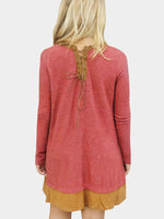 NEW FEELING Womens Red Midi Dresses