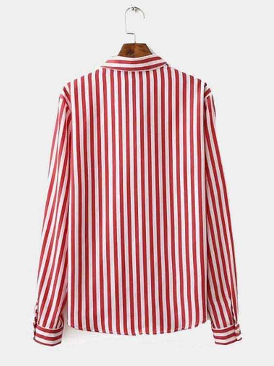 NEW FEELING Womens Red Blouses