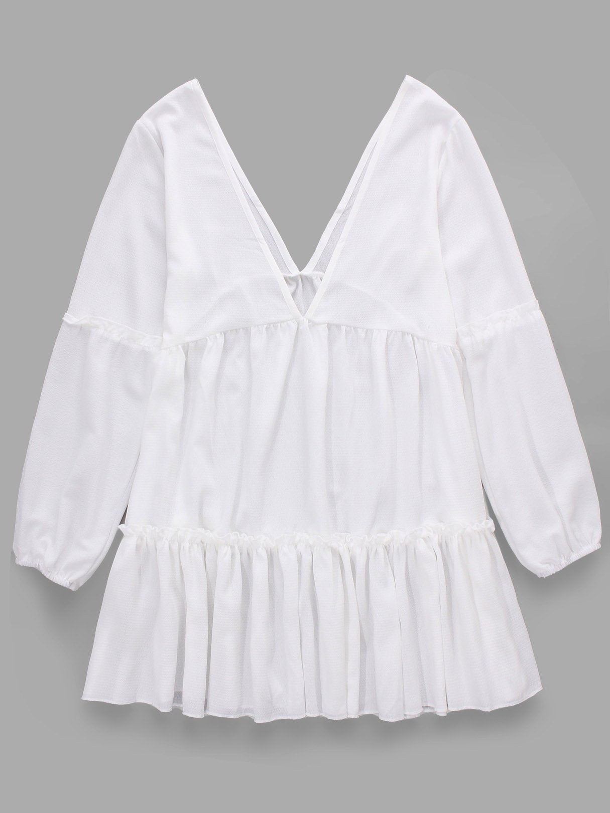 NEW FEELING Womens White Mini Dresses