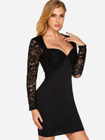 ODM Ladies Long Sleeve Sexy Dresses