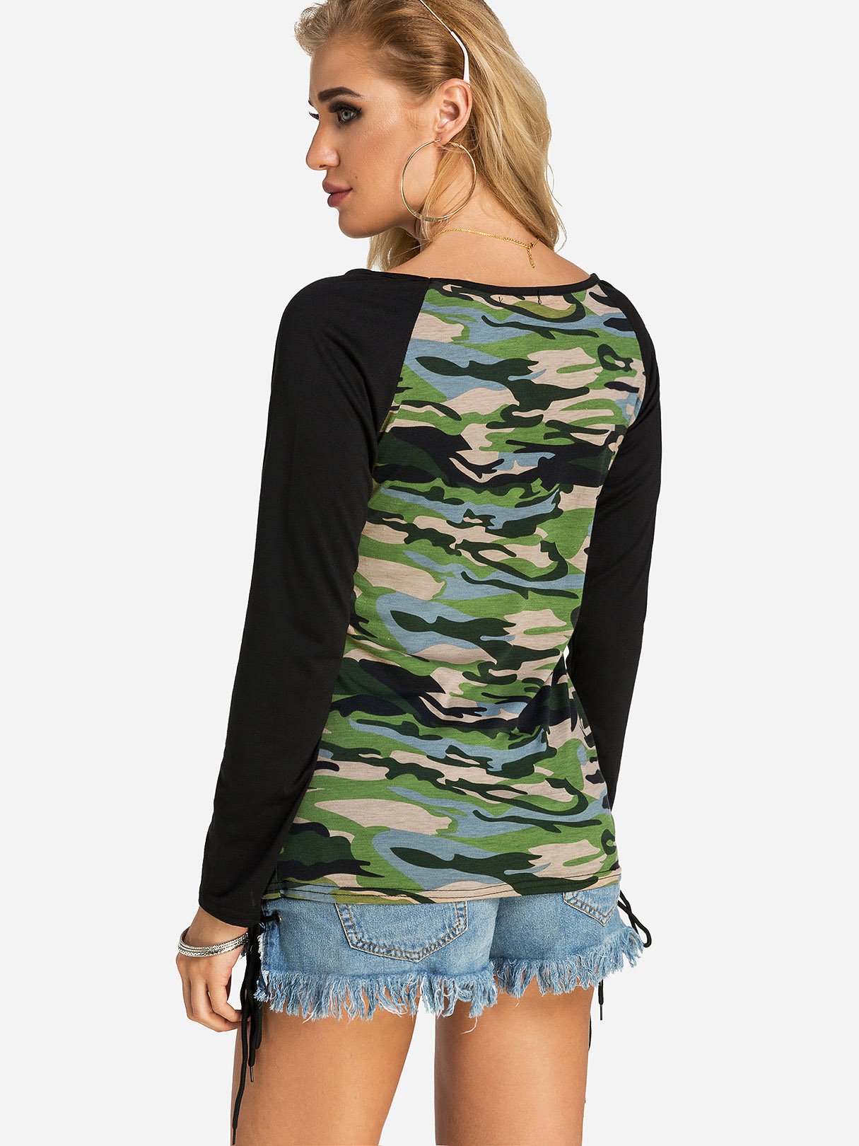 NEW FEELING Womens Green T-Shirts