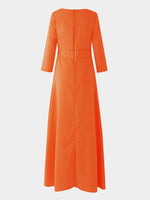 NEW FEELING Womens Orange Maxi Dresses