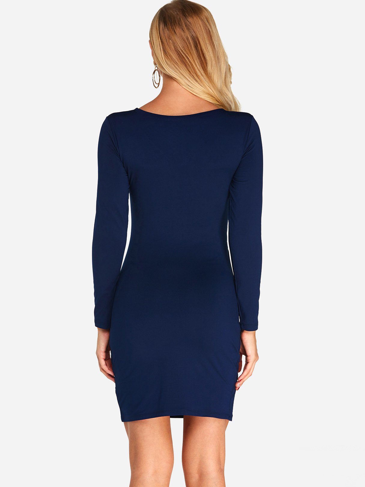 Custom Ladies Deep V Neck Dresses