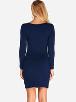 Custom Ladies Deep V Neck Dresses