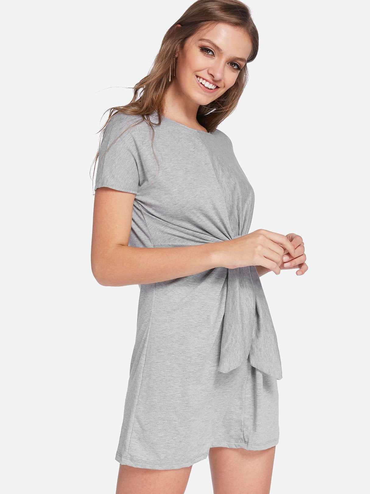 ODM Ladies Short Sleeve Casual Dresses