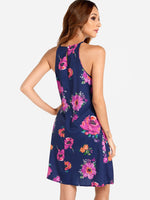 NEW FEELING Womens Multi Floral Dresses