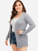 OEM Ladies Grey Plus Size Tops