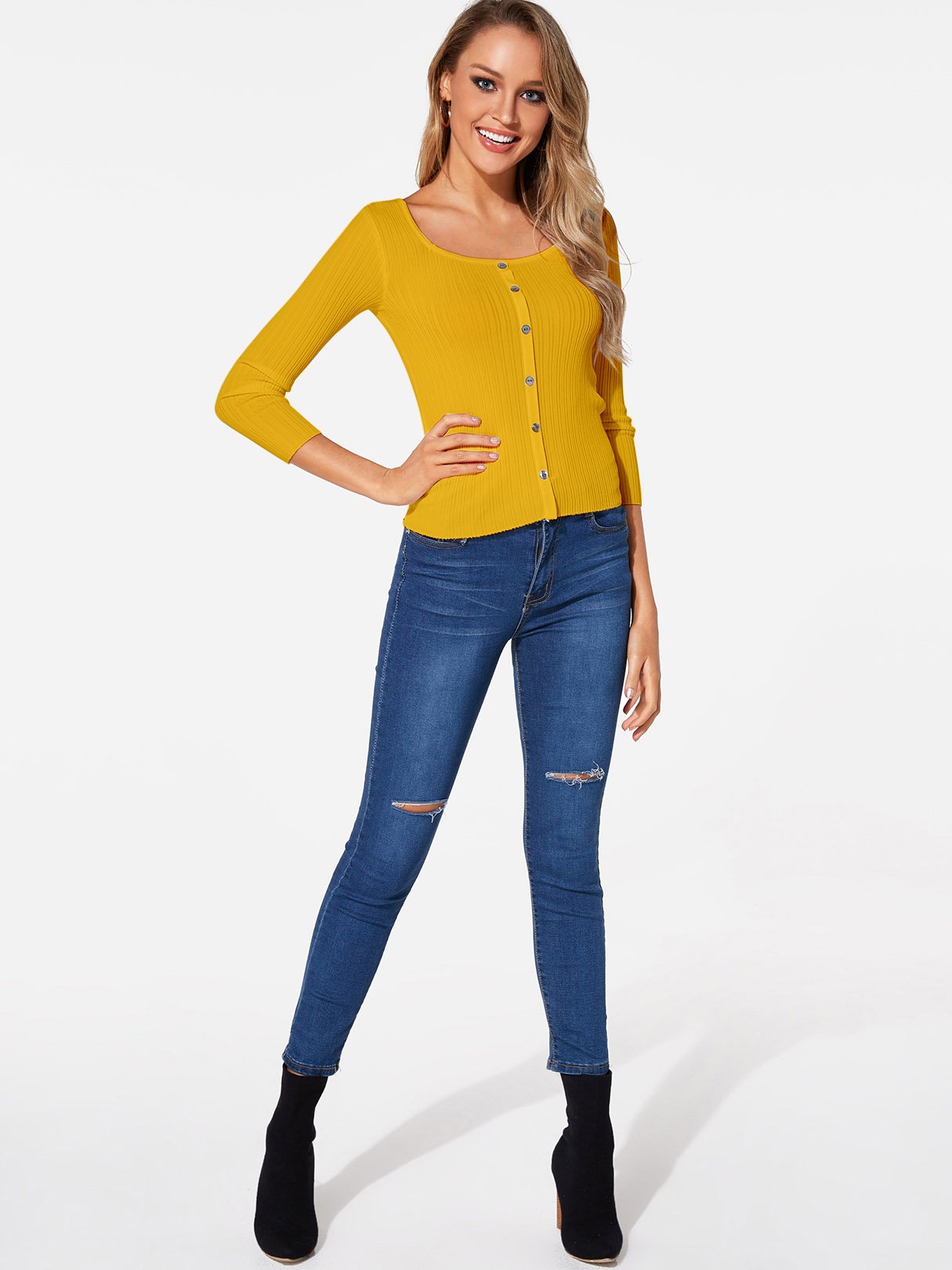 OEM ODM Womens 3/4 Sleeve T-Shirts