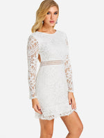OEM Ladies White Mini Dresses