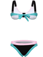 Custom Ladies Deep V Neck Bikini Suits