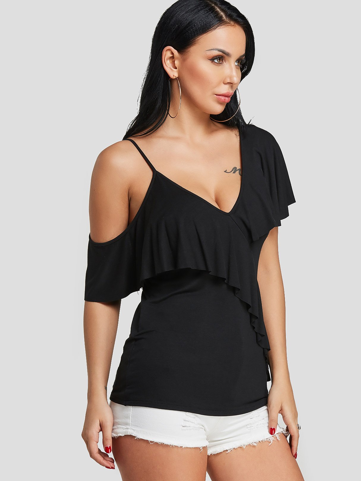 OEM Ladies Black Blouses
