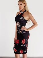 OEM Ladies White Floral Dresses