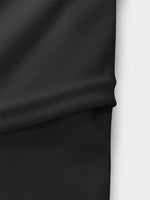 Custom Black Wrap Long Dress
