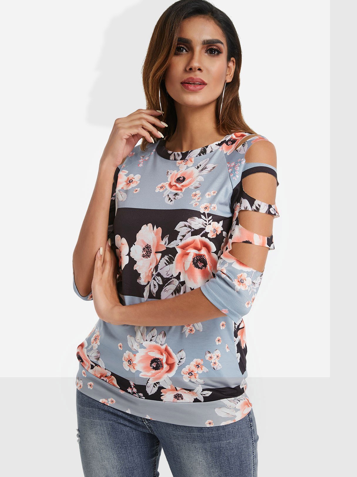 ODM Ladies 3/4 Sleeve T-Shirts