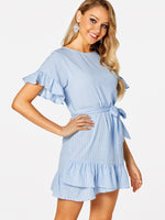 ODM Ladies Short Sleeve Casual Dresses