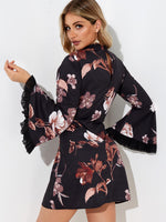 NEW FEELING Womens Floral Floral Dresses